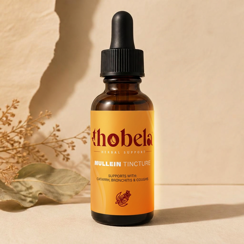 Mullein Tincture label